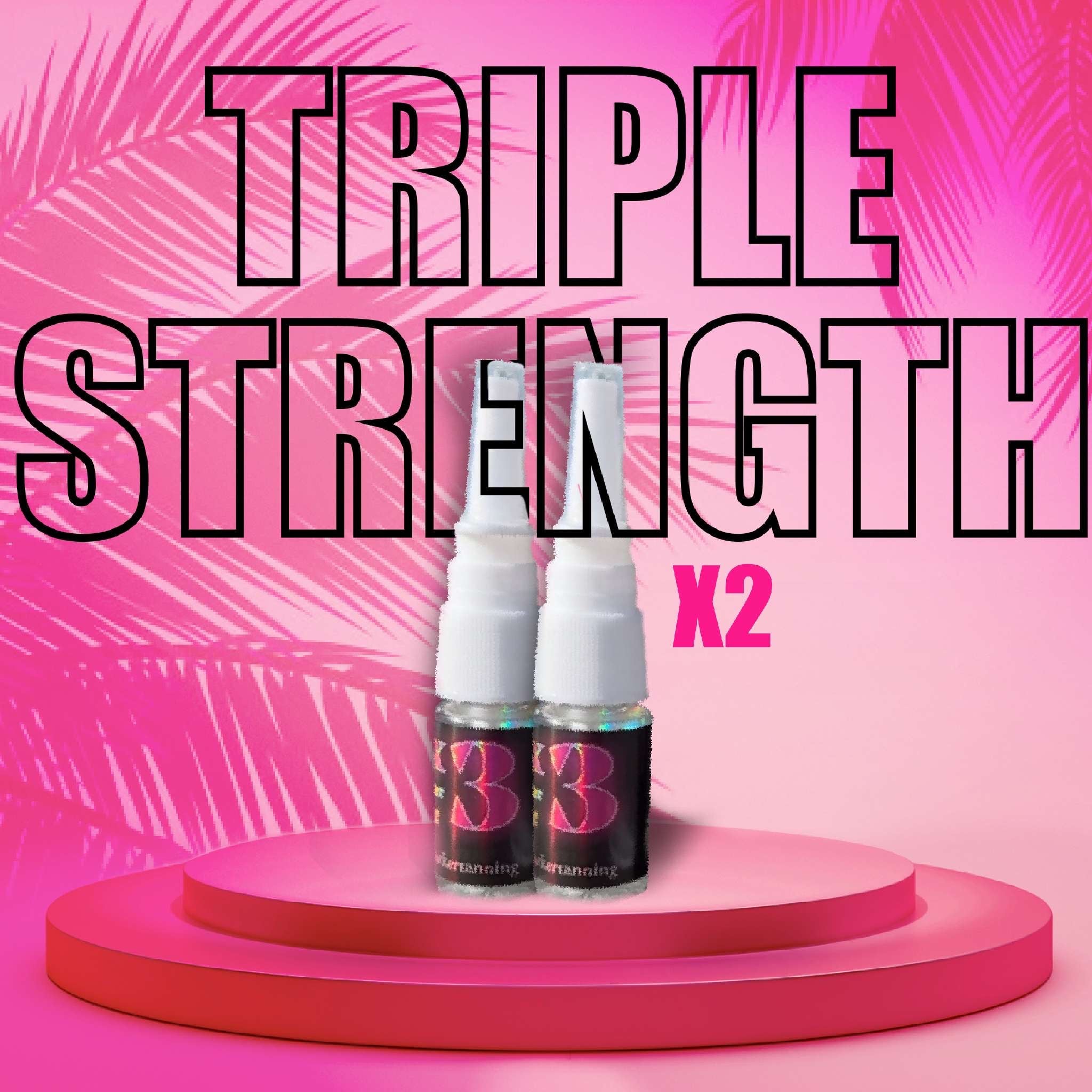 2 Triple Strength Tanning Sprays