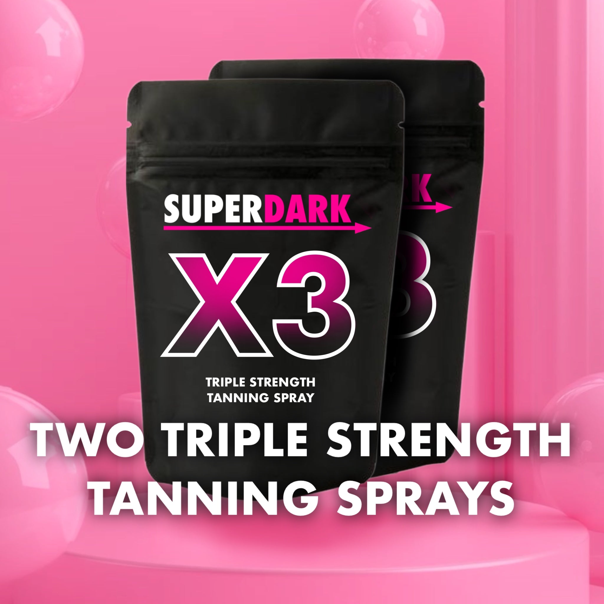 2 Triple Strength Tanning Sprays